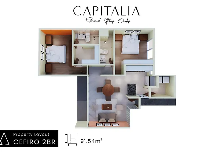 Apartahotel Capitalia Living - - Céfiro Cinco